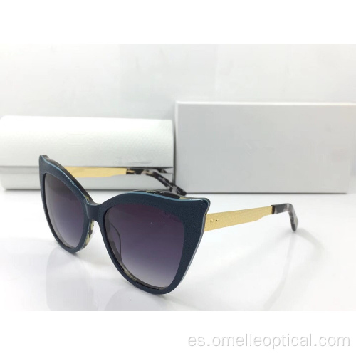 Gafas de sol de ojo de gato con protección UV para mujeres